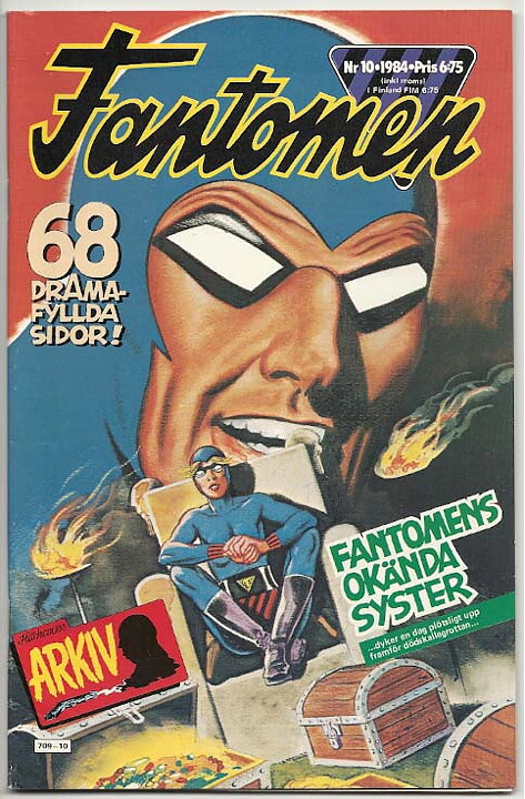Fantomen 1984 Nr 10 VF- Pren-ex