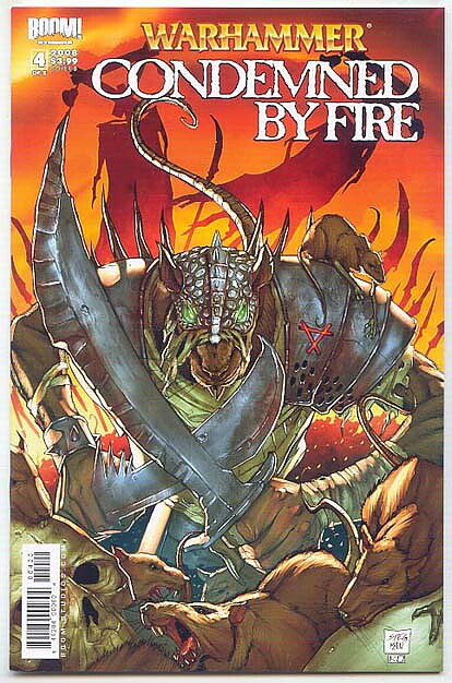 Warhammer: Condemned By Fire # 4B NM Ny Import