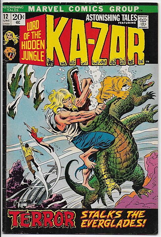 Astonishing Tales # 12 VF 2nd Man-Thing