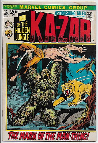 Astonishing Tales # 13 VF- 3rd Man-Thing