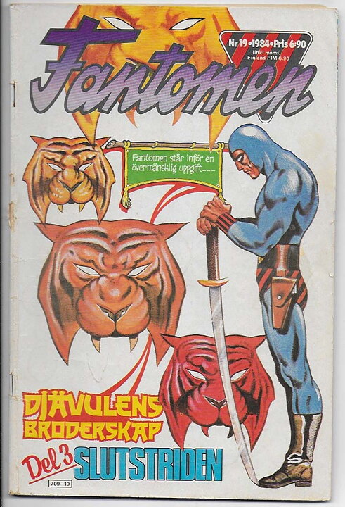 Fantomen 1984 Nr 19 GD/VG
