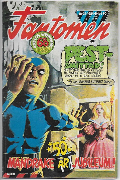 Fantomen 1984 Nr 24 VG
