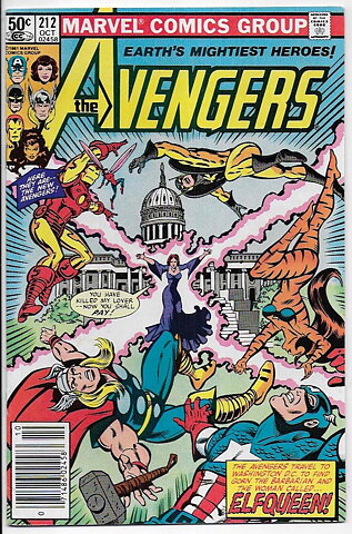 Avengers # 212 VF+