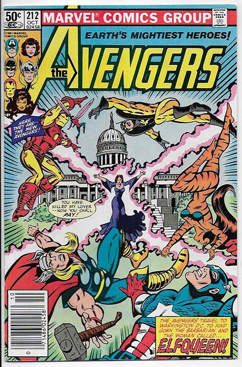 Avengers # 212 VF+