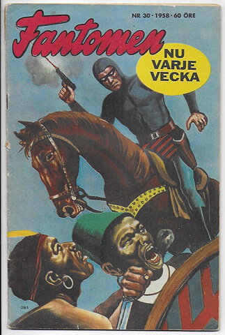 Fantomen 1958 Nr 30 GD/VG