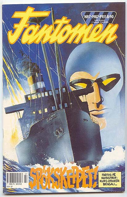Fantomen 1987 Nr 7 VF Pren-ex