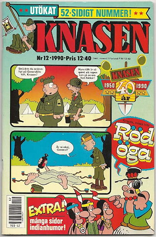 Knasen 1990 Nr 12 NM-