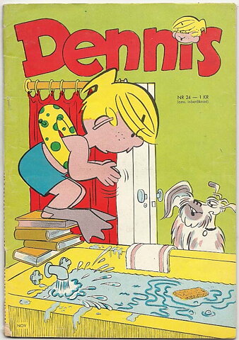 Dennis 1966 Nr 24 GD/VG Ifyllt Korsord
