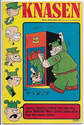 Knasen 1970 Nr 8 VG Klotter