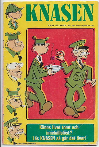 Knasen 1972 Nr 6 VG-
