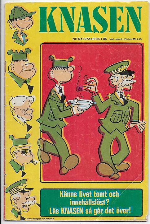 Knasen 1972 Nr 6 VG-