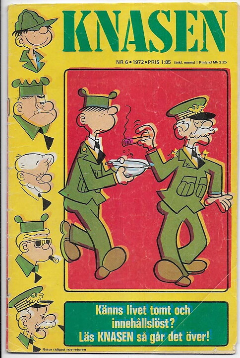 Knasen 1972 Nr 6 VG-