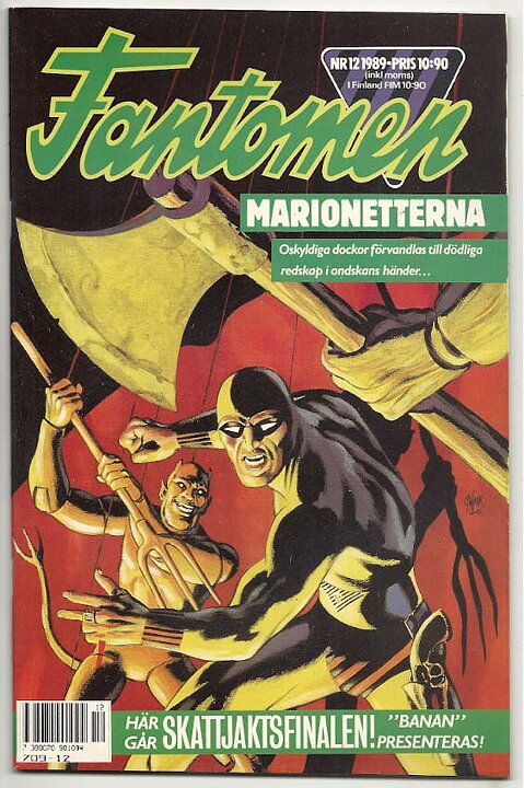 Fantomen 1989 Nr 12 NM Ny Oläst 