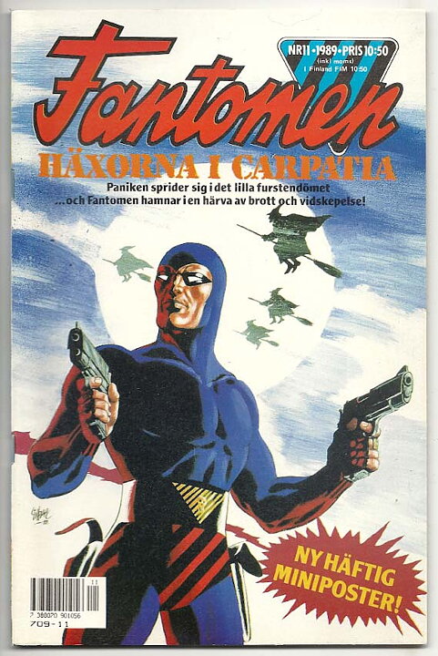 Fantomen 1989 Nr 11 NM Ny Oläst 