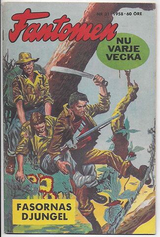 Fantomen 1958 Nr 31 VF-