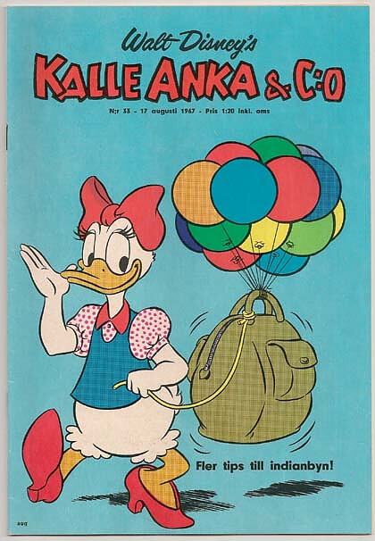 Kalle Anka & C:O 1967 Nr 33 NM-