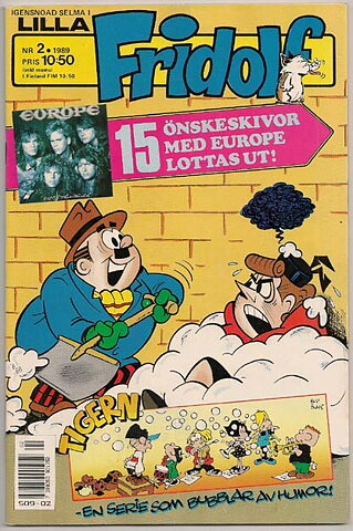 Lilla Fridolf 1989 Nr 2 VF-NM Ny Oläst