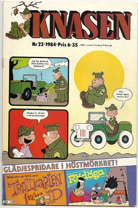 Knasen 1984 Nr 23 VG/FN