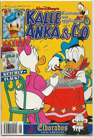 Kalle Anka & C:O 1998 Nr 6 VG