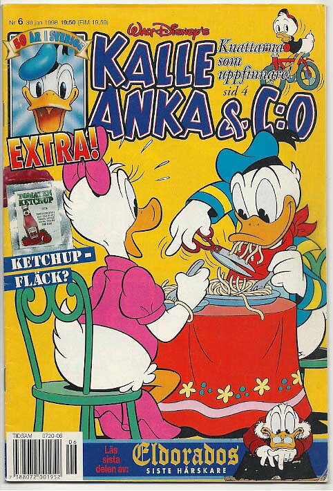 Kalle Anka & C:O 1998 Nr 6 VG