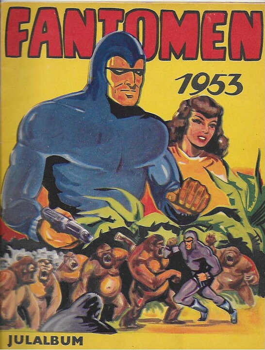Fantomen Julalbum 1953 VF Ryggreva 1 cm
