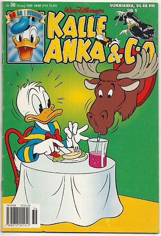 Kalle Anka & C:O 1998 Nr 36 VG