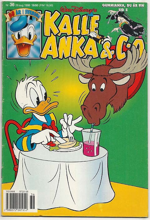 Kalle Anka & C:O 1998 Nr 36 VG