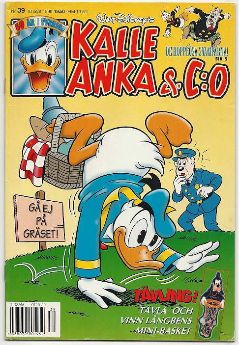 Kalle Anka & C:O 1998 Nr 39 VG