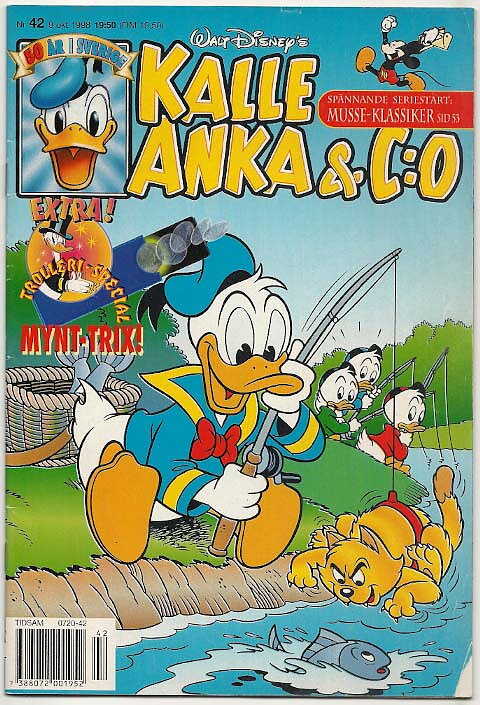 Kalle Anka & C:O 1998 Nr 42 GD Bit Saknas Framsida
