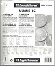 NUMIS 1C - Klara blad med 1 ficka (10-pack)