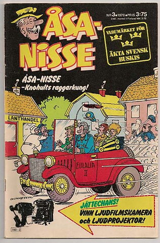 Åsa-Nisse 1978 Nr 3 VG+