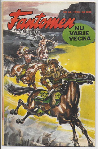 Fantomen 1958 Nr 34 FN/VF