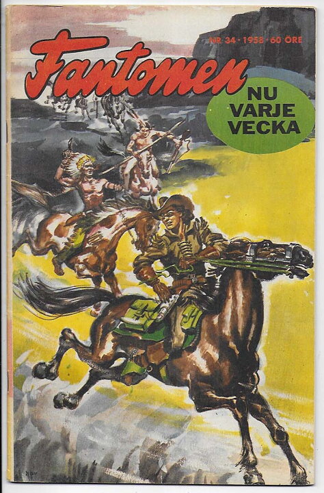 Fantomen 1958 Nr 34 FN/VF