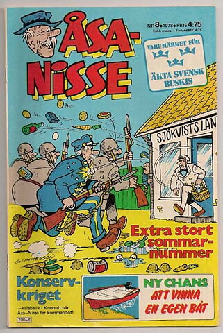Åsa-Nisse 1978 Nr 8 VG-