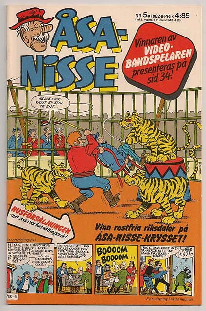 Åsa-Nisse 1982 Nr 5 VF/NM