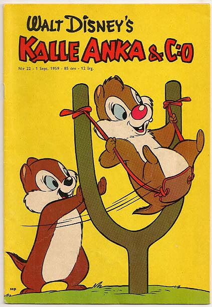 Kalle Anka & C:O 1959 Nr 22 VF- Endast 1 Nit