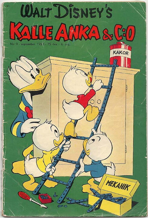 Kalle Anka & C:O 1953 Nr 9 GD