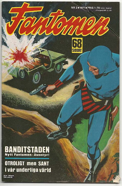 Fantomen 1971 Nr 2 GD