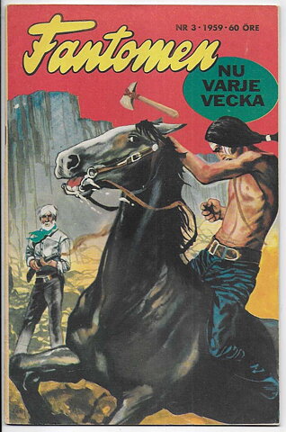 Fantomen 1959 Nr 3 VF-