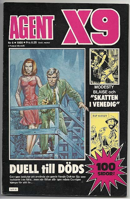Agent X9 1980 Nr 6 VF Modesty Blaise