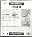 NUMIS 66 - Blad med 4 st fack Ø 66 mm (5-pack)