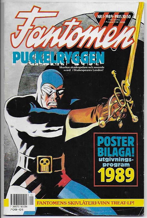 Fantomen 1989 Nr 1 VG