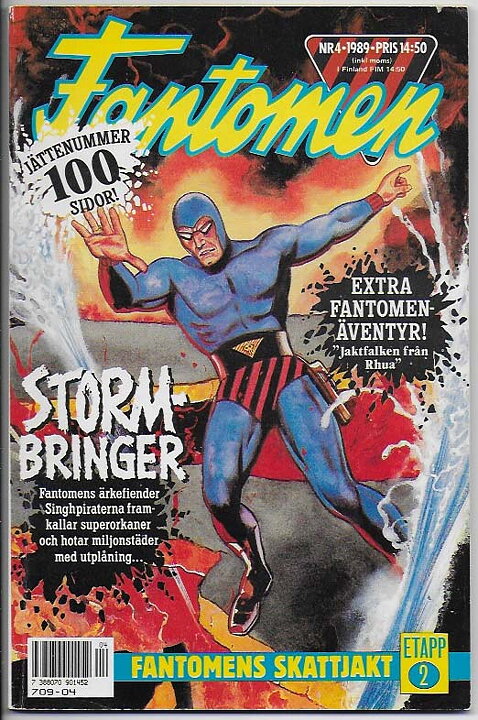 Fantomen 1989 Nr 4 VG
