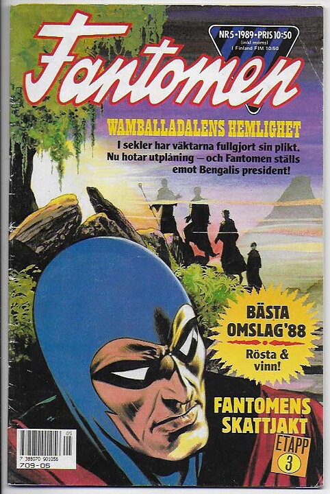 Fantomen 1989 Nr 5 VG