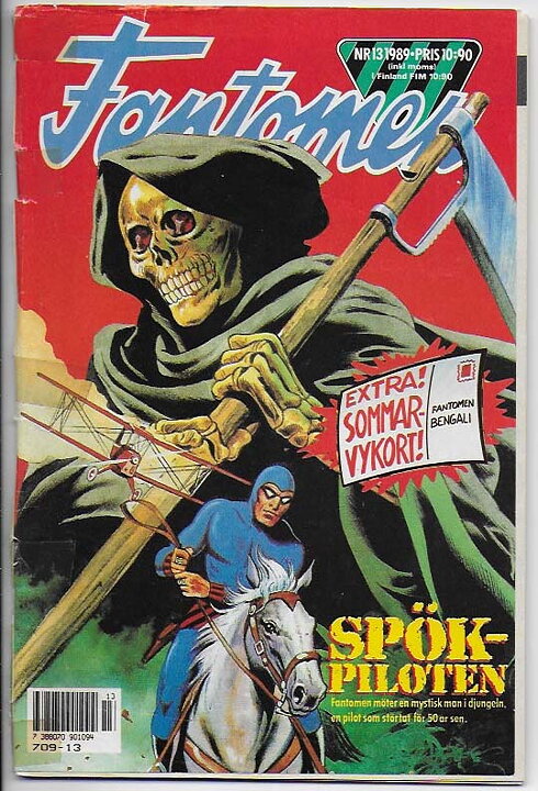 Fantomen 1989 Nr 13 FR Tejp