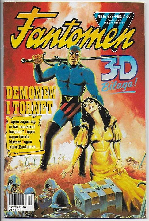 Fantomen 1989 Nr 16 VG