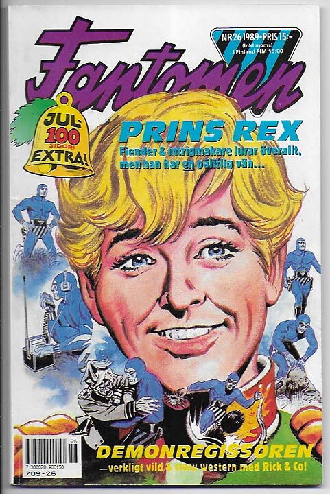 Fantomen 1989 Nr 26 VG/FN