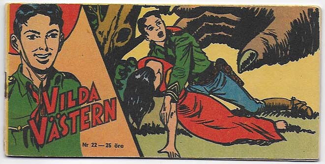 Vilda Västern 1955 Nr 22 VG Lite Rost