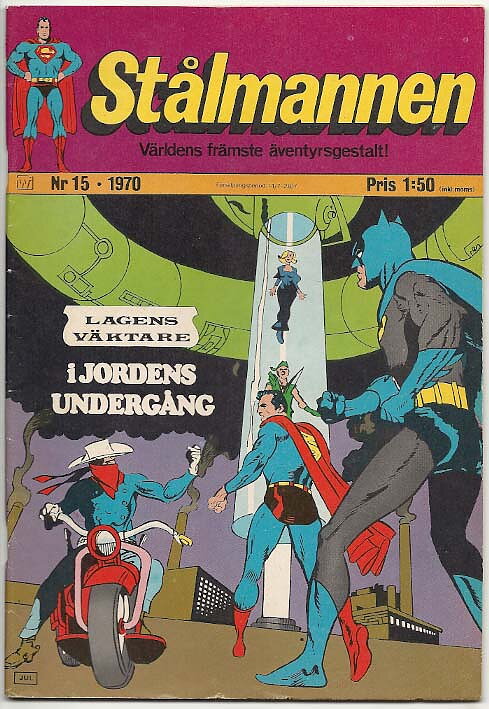 Stålmannen 1970 Nr 15 FN/VF