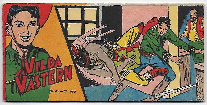 Vilda Västern 1955 Nr 45 VG/FN
